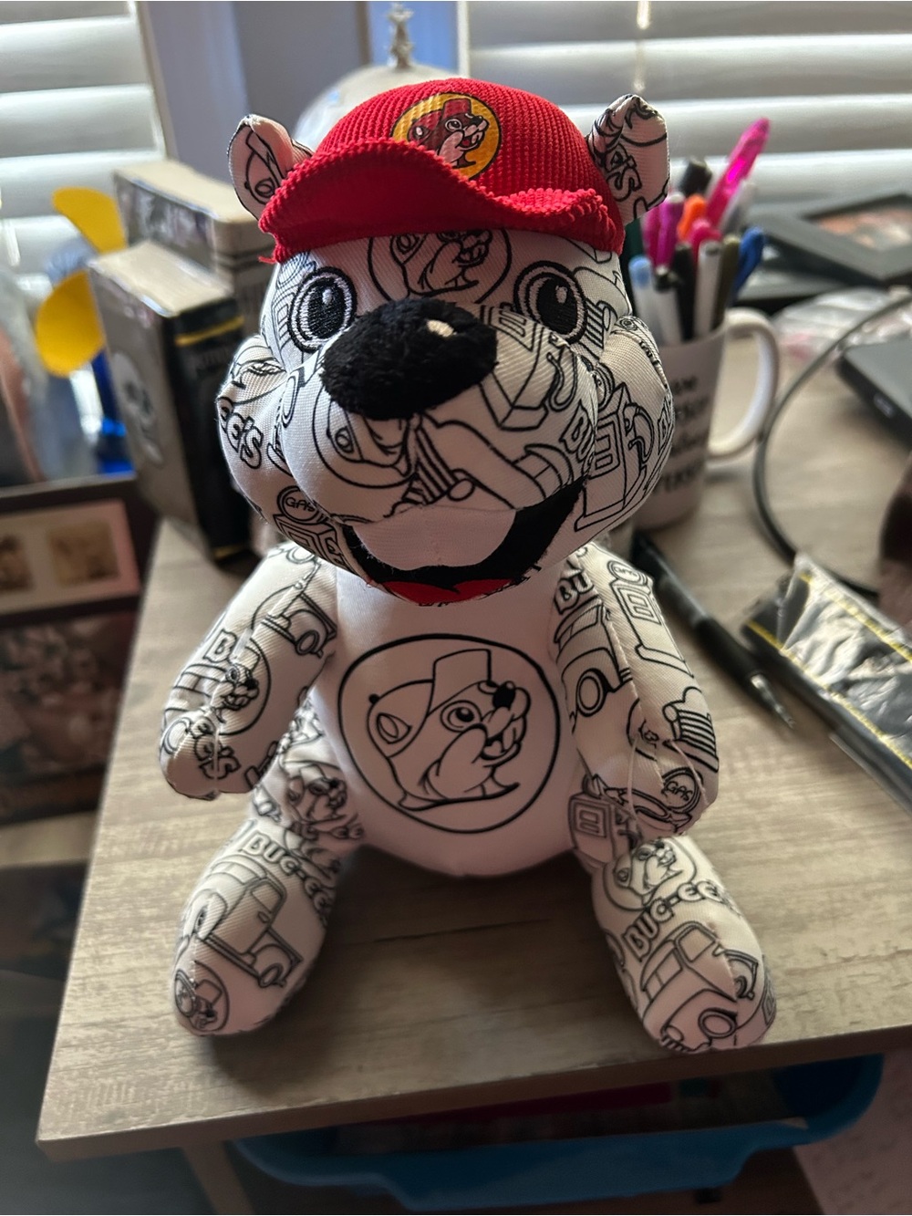 Buc-ees color me stuffed animal